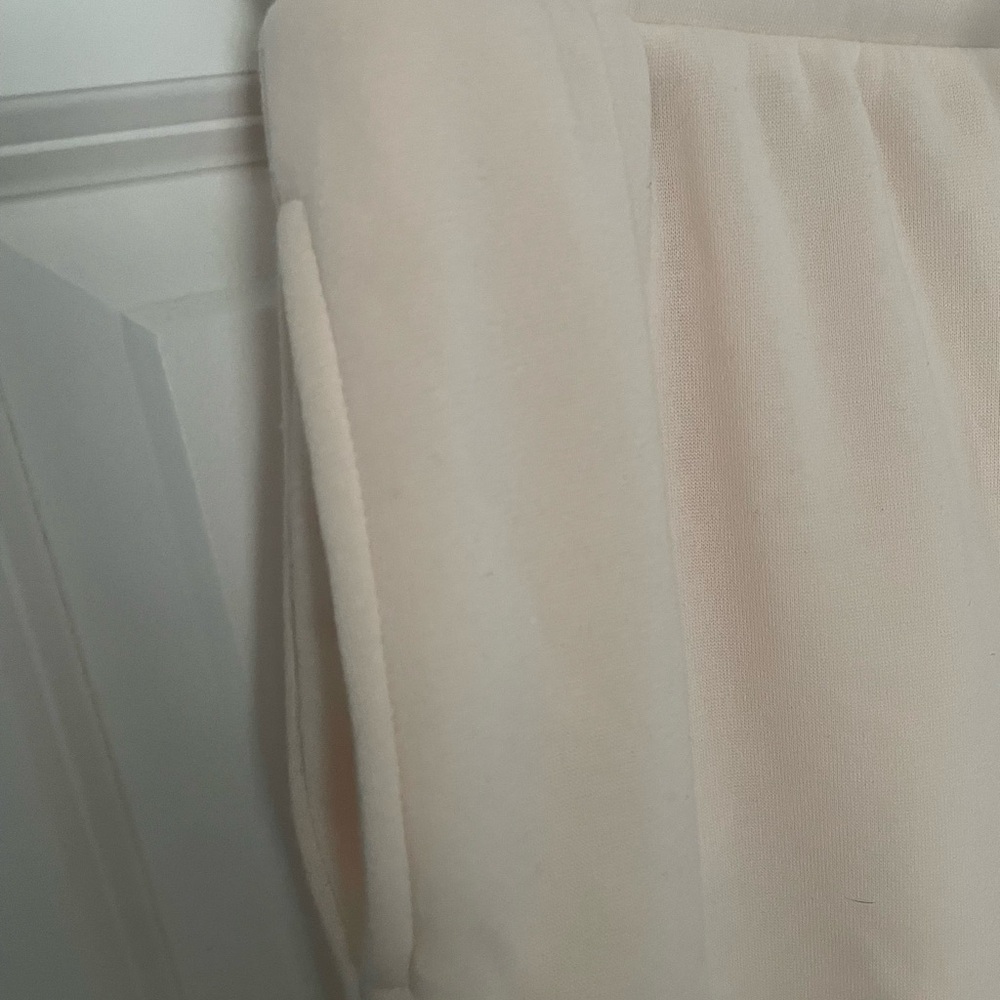 No Comment Size Large Cream Sweaterpants - Picture 6 of 6